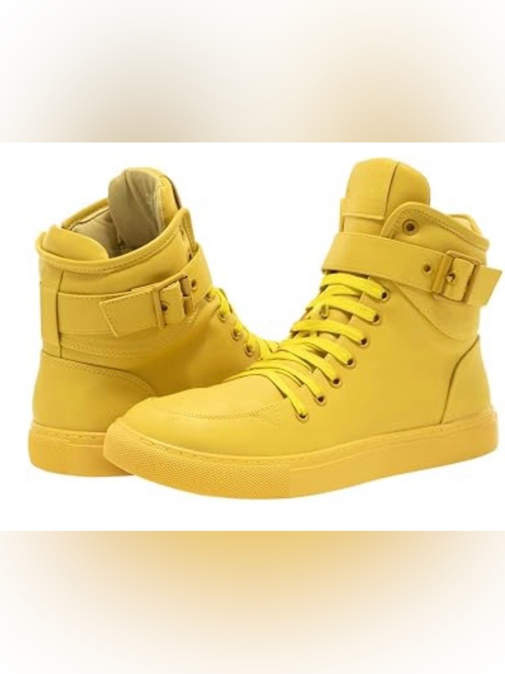 JUMP NEW YORK SULLIVAN GOLDENROD HIGH TOP SNEAKER, Sz 11, Gently Used